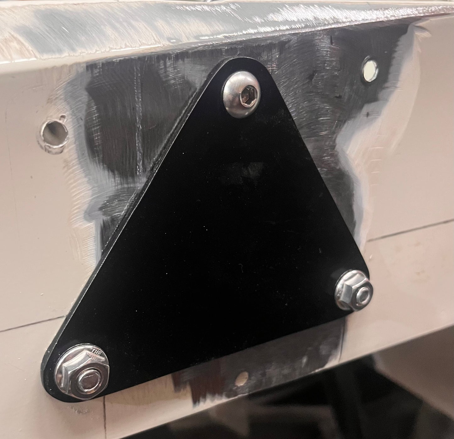 Early Bronco Black Gas Strut Hood Kit with Light Kit