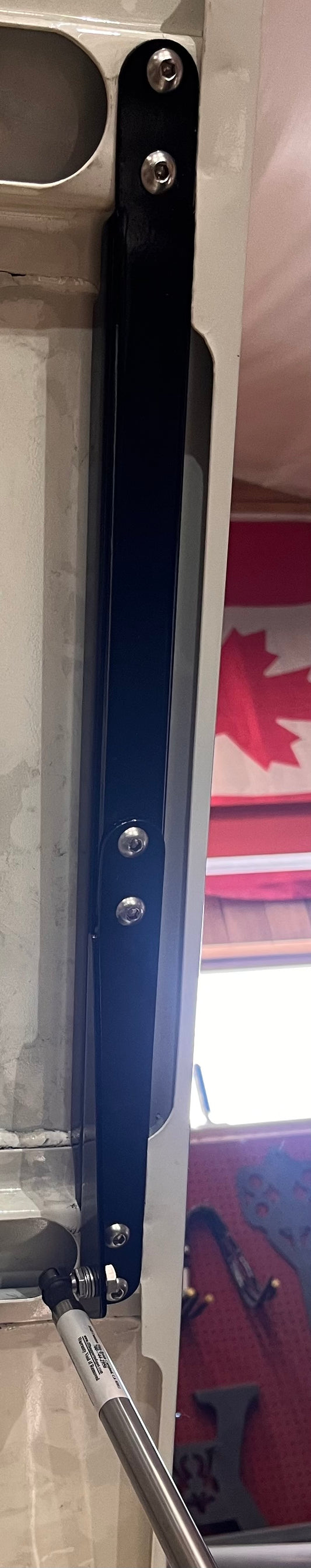 Early Bronco Stainless Steel Gas Strut Hood Kit