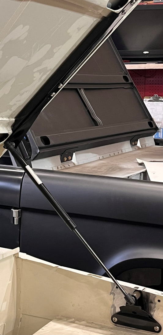 Early Bronco Black Gas Strut Hood Kit
